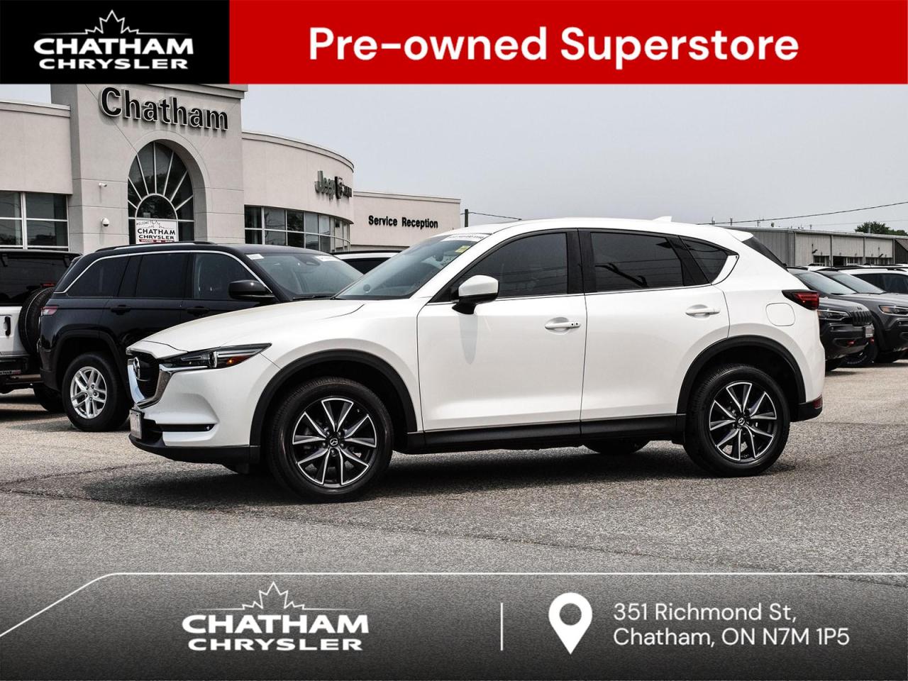 Used 2017 Mazda CX-5 GT GRAND TOURING NAVIGATION SUNROOF for sale in Chatham, ON