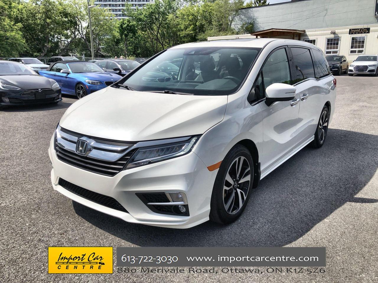 Used 2018 Honda Odyssey Touring 8 PASS  LEATHER  ROOF  NAV  DVD  BLIS  COO for sale in Ottawa, ON