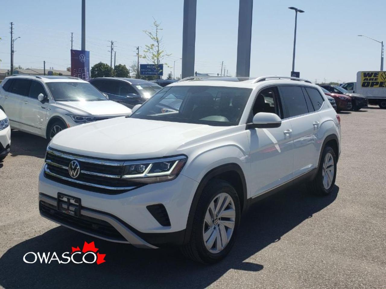 Used 2021 Volkswagen Atlas 3.6L Highline! 4Motion! Clean CarFax! Low KMs! for sale in Whitby, ON