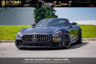 2020 MERCEDES-BENZ AMG GT R Roadster 1 of 31 for canada and 1 of 750 for world

The 2020 Mercedes-AMG GT R Roadster is a high-performance convertible variant of the Mercedes-AMG GT lineup. It features a powerful 4.0-liter twin-turbocharged V8 engine producing 577 horsepower, capable of accelerating from 0 to 60 mph in around 3.5
    seconds. The GT R Roadster also boasts aggressive styling, advanced aerodynamics, and a luxurious interior, making it a top choice for enthusiasts seeking both performance and open-top driving pleasure.
    


    

HST and Licensing will be extra

<meta charset="utf-8">
<span>Certification and e-testing are available for $699.</span>
    


    




<meta charset="utf-8">
<span>* $999 Financing fee conditions may apply*</span>
    


    

<span>Financing Available at as low as 7.69% O.A.C</span>
    


    

WE APPROVE EVERYONE-GOOD BAD CREDIT, NEWCOMERS, STUDENTS.
    


    

PREVIOUSLY DECLINED BY BANK ? NO PROBLEM !!
    


    

LET THE EXPERIENCED PROFESSIONALS HANDLE YOUR CREDIT APPLICATION.
    


    

APPLY FOR PRE-APPROVAL TODAY!!
    


    

AT B TOWN AUTO SALES WE ARE NOT ONLY CONCERNED ABOUT SELLING GREAT USED VEHICLES AT THE MOST COMPETITIVE PRICES AT OUR NEW LOCATION 6435 DIXIE RD UNIT 5, MISSISSAUGA, ON L5T 1X4. WE ALSO BELIEVE IN THE IMPORTANCE OF ESTABLISHING A LIFELONG RELATIONSHIP
    WITH OUR CLIENTS WHICH STARTS FROM THE MOMENT YOU WALK-IN TO THE DEALERSHIP. WERE HERE FOR YOU EVERY STEP OF THE WAY AND AIMS TO PROVIDE THE MOST PROMINENT, FRIENDLY AND TIMELY SERVICE WITH EACH EXPERIENCE YOU HAVE WITH US. YOU CAN THINK OF US AS
    BEING LIKE YOUR FAMILY IN THE BUSINESS WHERE YOU CAN ALWAYS COUNT ON US TO PROVIDE YOU WITH THE BEST AUTOMOTIVE CARE