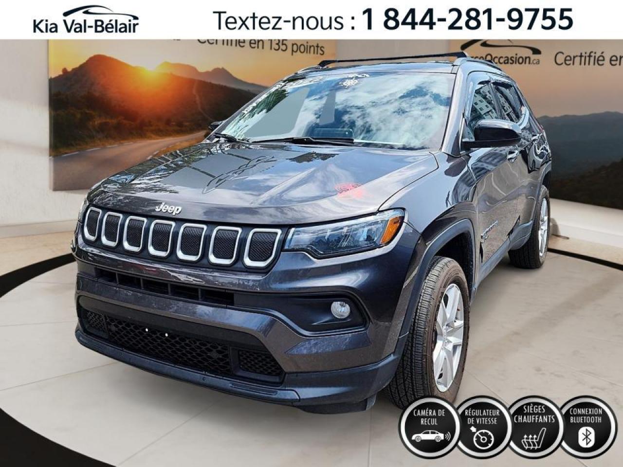 Used 2022 Jeep Compass NORTH*4X4*SIÈGE/VOLANT CHAUFFANT*BLUETOOTH* for sale in Québec, QC