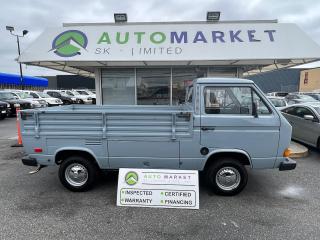Used 1985 Volkswagen Transporter 1 OWNER,ORIGINAL 127KM'S,BC TRUCK,RESTORED! IMMACULATE! for sale in Langley, BC