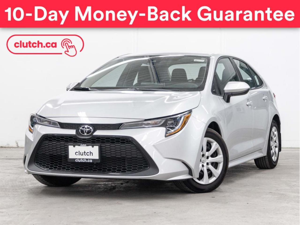Used 2020 Toyota Corolla LE w/ Apple CarPlay, Backup Cam, Bluetooth for sale in Toronto, ON
