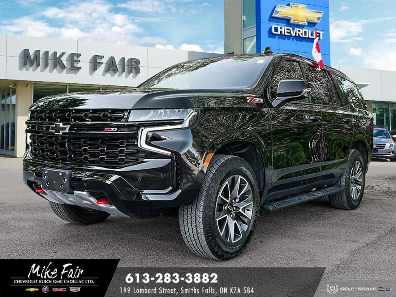 Used 2023 Chevrolet Tahoe Z71 remote/keyless start, sunroof, assist steps, heated seats,hands-free liftgate,HD surround vision for sale in Smiths Falls, ON