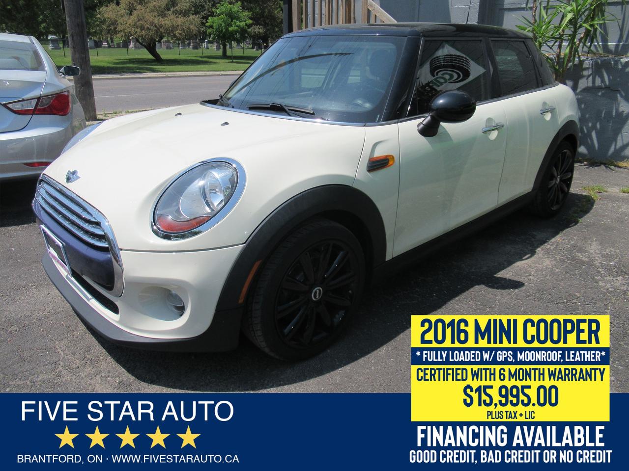 Used 2016 MINI Cooper 5 DR HATCHBACK - Certified w/ 6 Month Warranty for sale in Brantford, ON