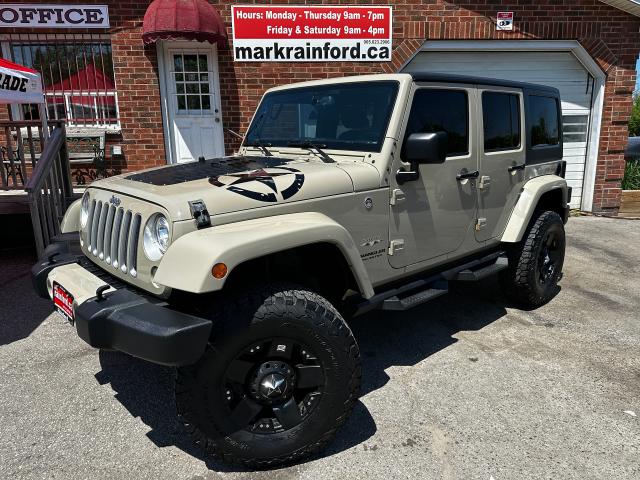 2017 Jeep Wrangler Sahara 4x4 6SPD NAV Lifted 35"Alloys BTA FM/XM A/C