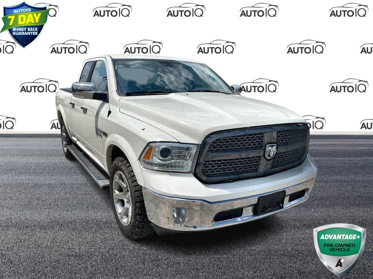 Used 2018 RAM 1500 Laramie TAN LEATHER INTERIOR | WOOD FEATURES | REMOTE START | HEATED AND VENTED SEATS | for sale in Barrie, ON