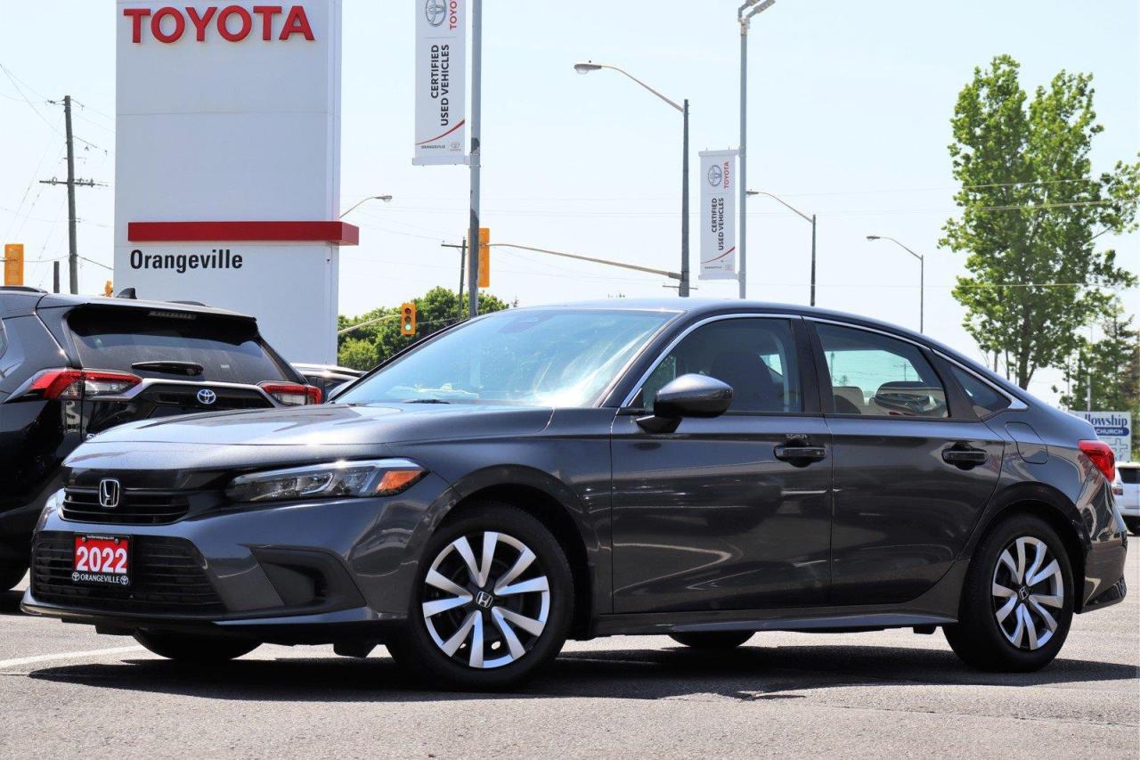 Used 2022 Honda Civic LOW KM! LX, HEATED SEATS, APPLE CARPLAY, ANDROID AUTO, ECON MODE, ADAPTIVE CRUISE, CLEAN CARFAX for sale in Orangeville, ON