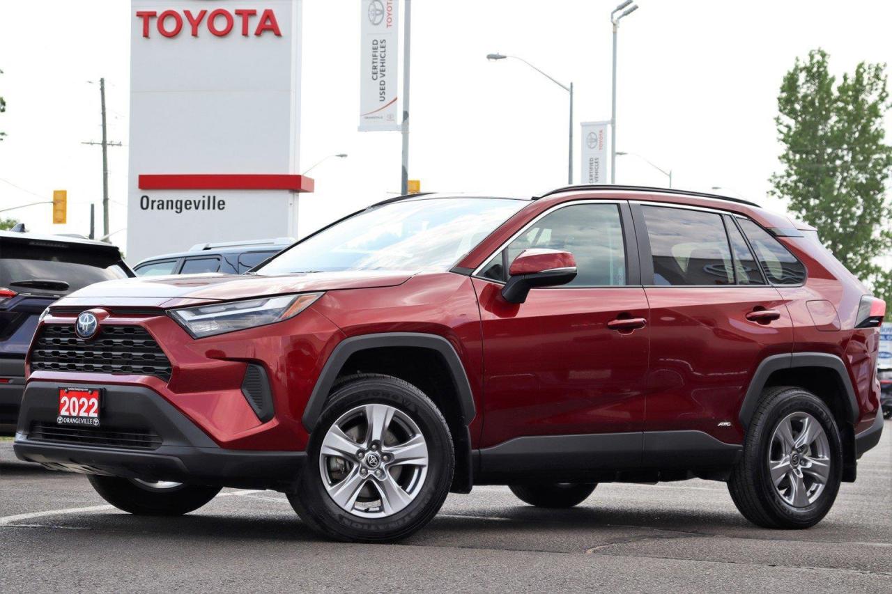 Used 2022 Toyota RAV4 Hybrid XLE HYBRID AWD, HEATED SEATS / STEERING, SUNROOF, BLIND SPOT MONITOR, POWER TAILGATE, CLEAN CARFAX for sale in Orangeville, ON
