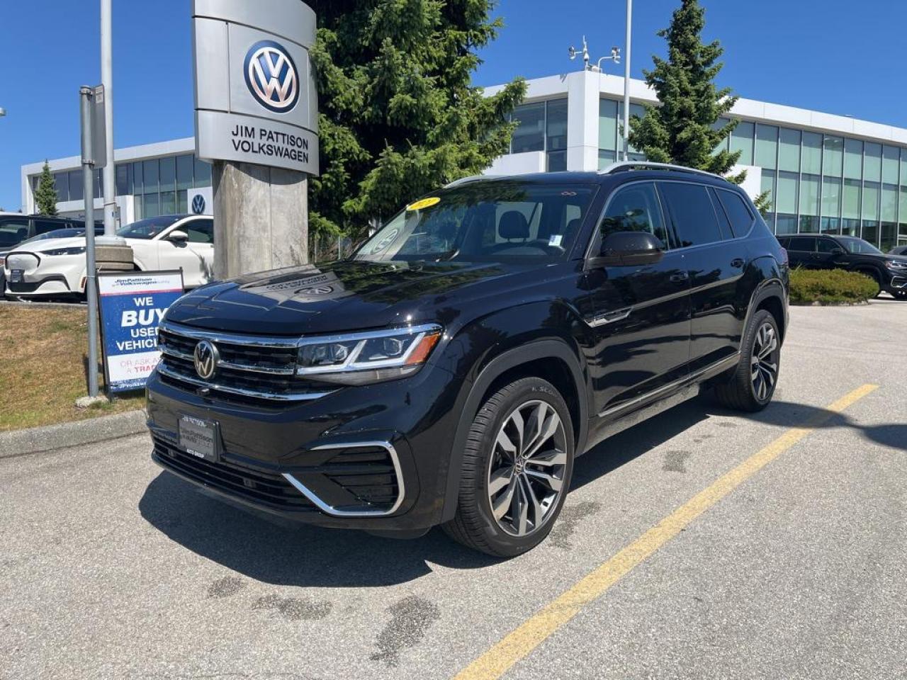 Used 2021 Volkswagen Atlas EXECLINE 4MOTION + 2 YRS FREE MAINTANENCE for sale in Surrey, BC