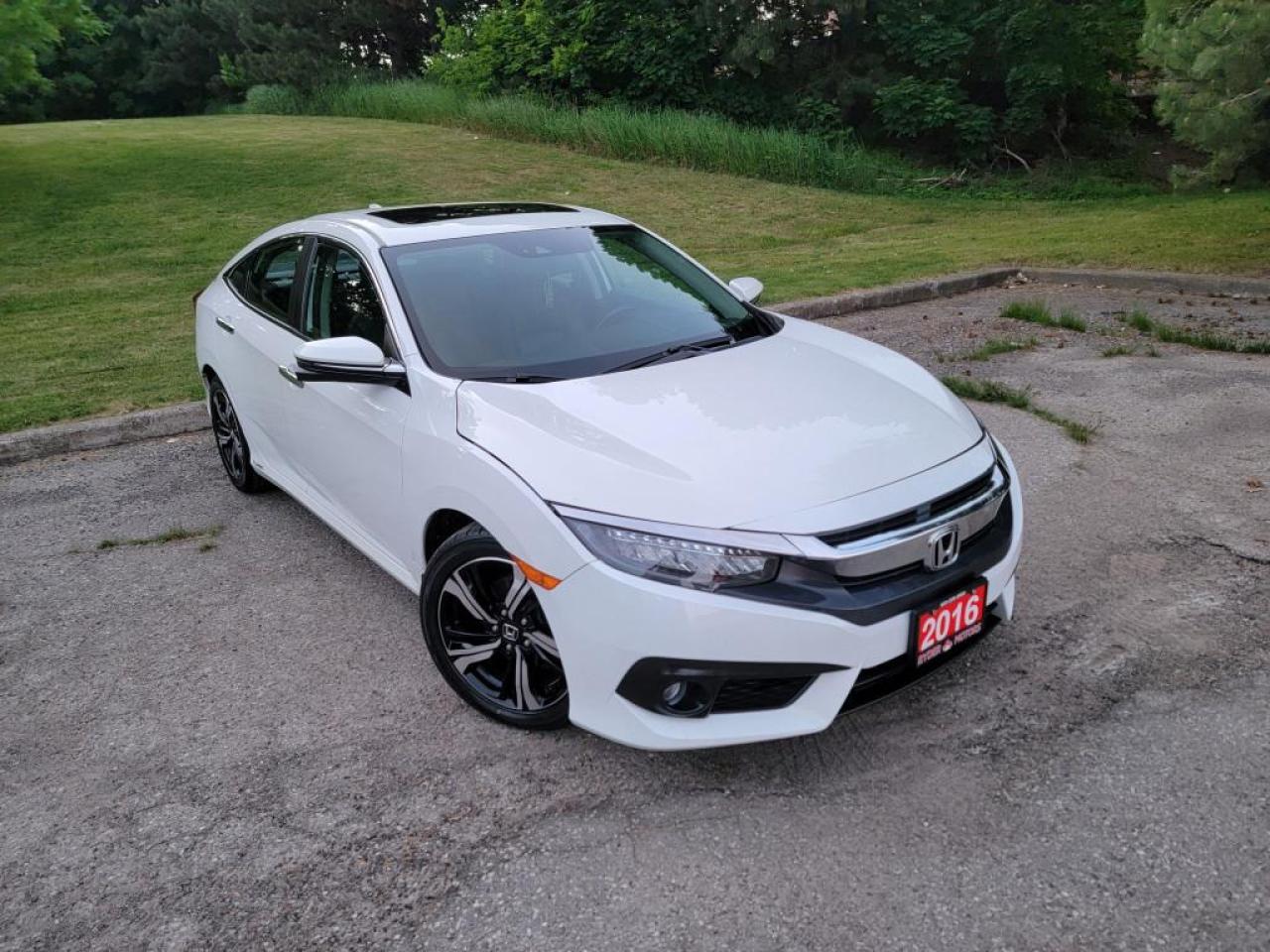 Used 2016 Honda Civic Sedan TOURING,LEATHER,SUNROOF,APPLE CARPLAY,HEATED SEATS,CERTIFIED for sale in Mississauga, ON