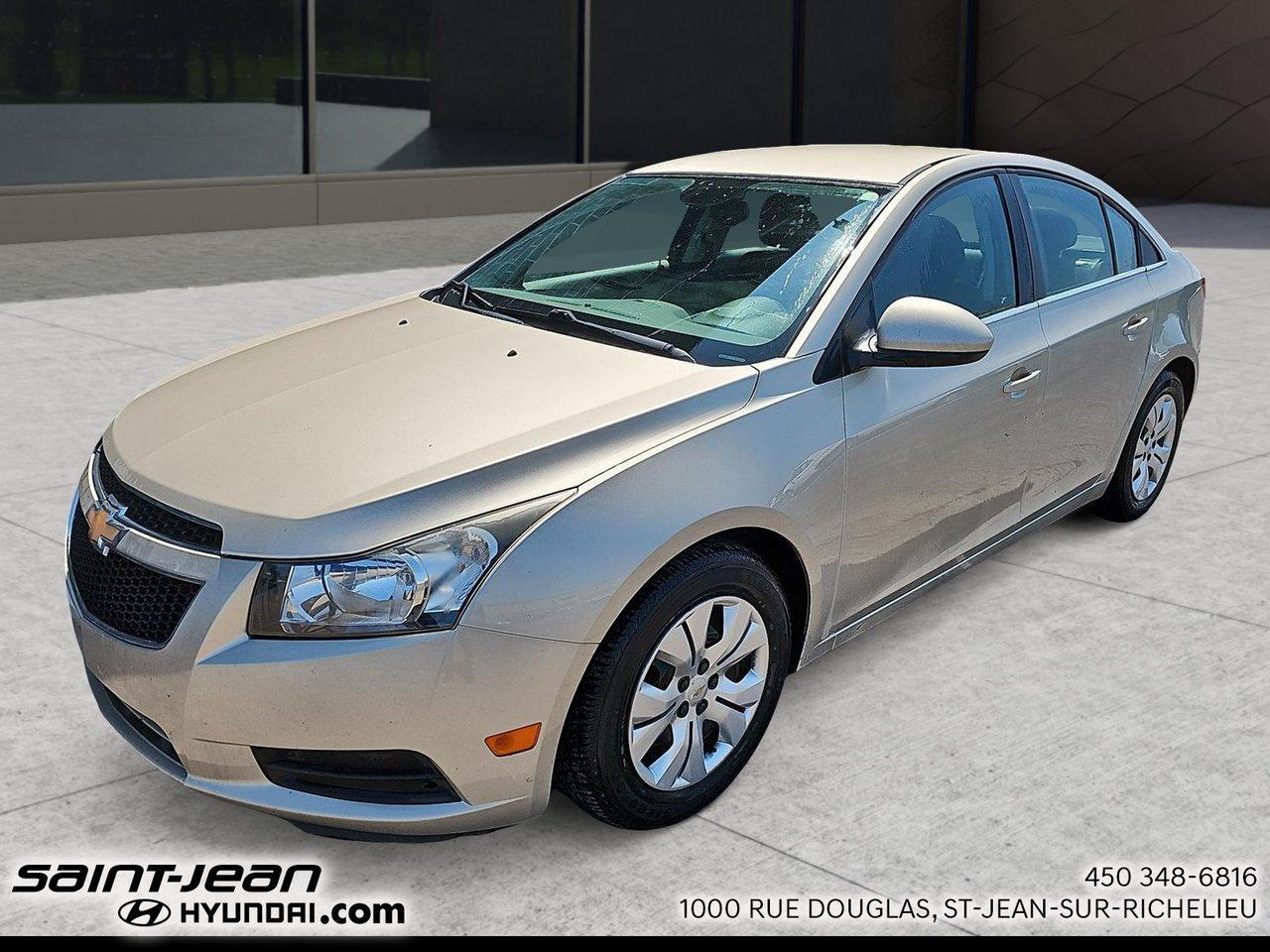 Used 2013 Chevrolet Cruze Berline LT turbo 4 portes* UN SEUL PROPRIÉTAIRE for sale in Saint-Jean-sur-Richelieu, QC