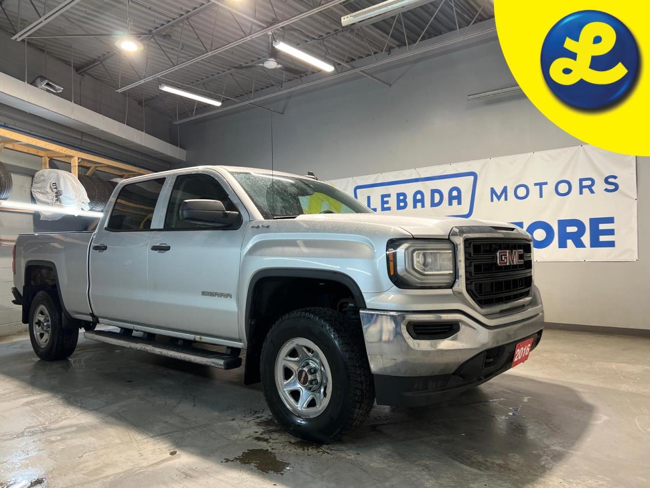 Used 2016 GMC Sierra 1500 Crew Cab 4X4 5.3L V8 * 6 Passenger * Back Up Camera * Apple Car Play * Android Auto * Trailer Receiver W/ Pin Connector * Tow/Haul Mode * Automatic/Ma for sale in Cambridge, ON