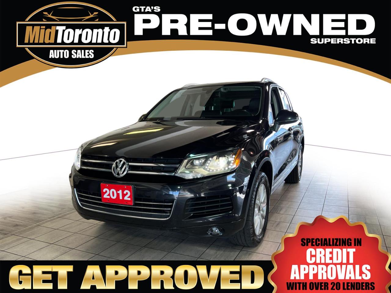 Used 2012 Volkswagen Touareg Leather - Sunroof - Navigation - No Accidents - Sold AS IS - NOT Certified for sale in North York, ON