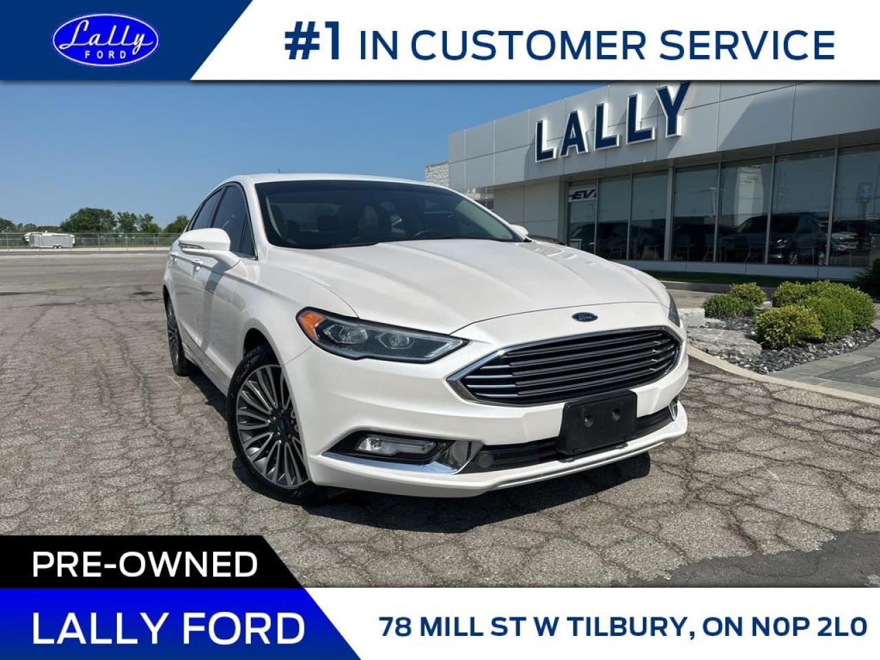 Used 2017 Ford Fusion SE, AWD, Nav, Leather, Roof!! for sale in Tilbury, ON