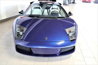 <p>2003 LAMBORGHINI MURCIELAGO, 6.2L 575 HP NATURALLY ASPERATED RAGGING BULLS! ONLY 13527 ORG KMS, TUBI EXHAUST, FORGIATO 20 BLACK WHEELS INCLUDING ORGINAL FACTORY WHEELS.  PEARL BLU HERRA COMPLIMENTED WITH OYSTER HAND STITCHED LEATHER INT. THE DRIVER FRIENDLY RAGGING BULL, OWN A PIECE OF APPRECIATING HISTORY! PLEASE CALL ME TO DISCUSS AND ARRANGE A VIEWING. THANK YOU. VITO</p>