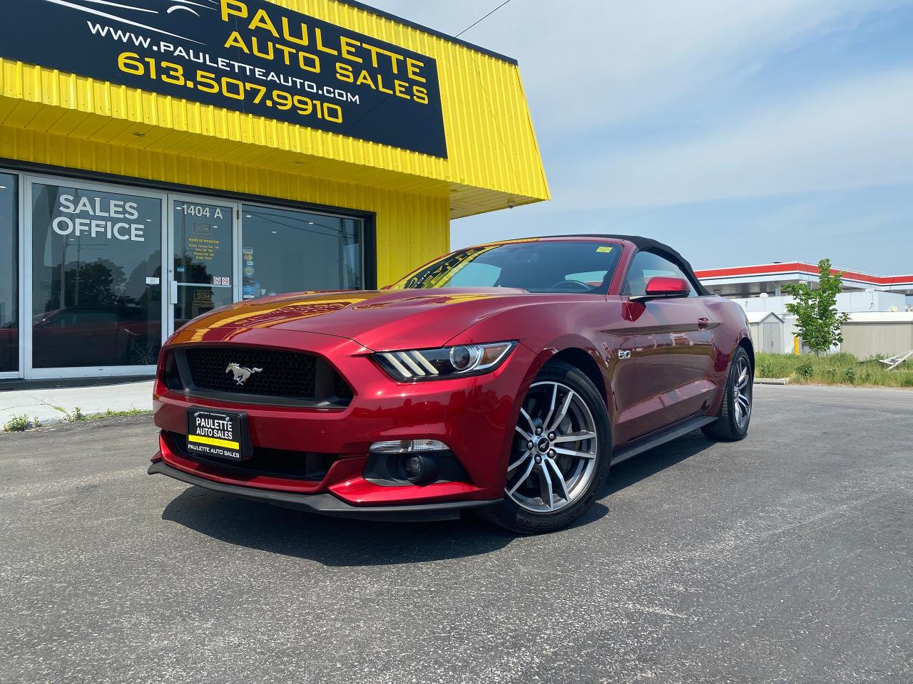 Used 2016 Ford Mustang GT Premium Convertible / Clean CarFax / Leather for sale in Kingston, ON