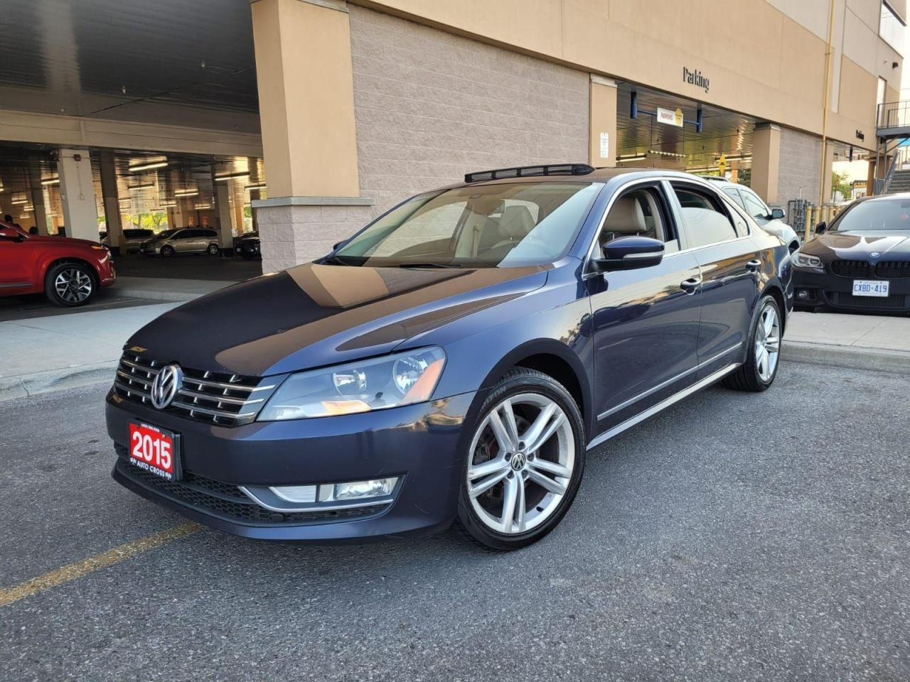 2015 Volkswagen Passat Highline, TDI, Leather, roof, Auto, Warranty avail