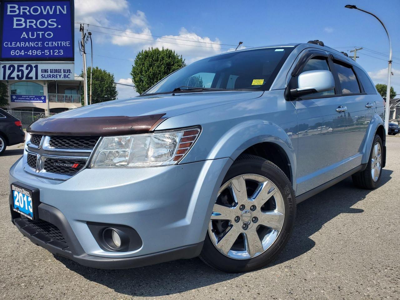 Used 2013 Dodge Journey LOCAL, ACCIDENT FREE, AWD  R/T for sale in Surrey, BC