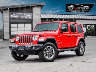 Used 2020 Jeep Wrangler Unlimited Sahara 4X4 | NAV | 4 CYLINDER | HEATED SEATS | BLUETOOTH | REVERSE CAM for sale in Stittsville, ON