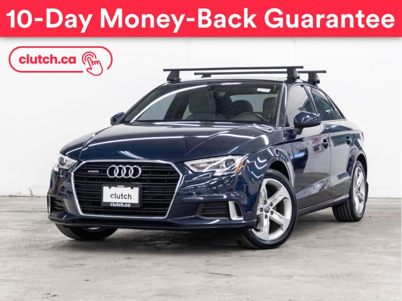 Used 2017 Audi A3 2.0T Komfort w/ Apple CarPlay, Bluetooth, Moonroof, Cruise Control for sale in Toronto, ON