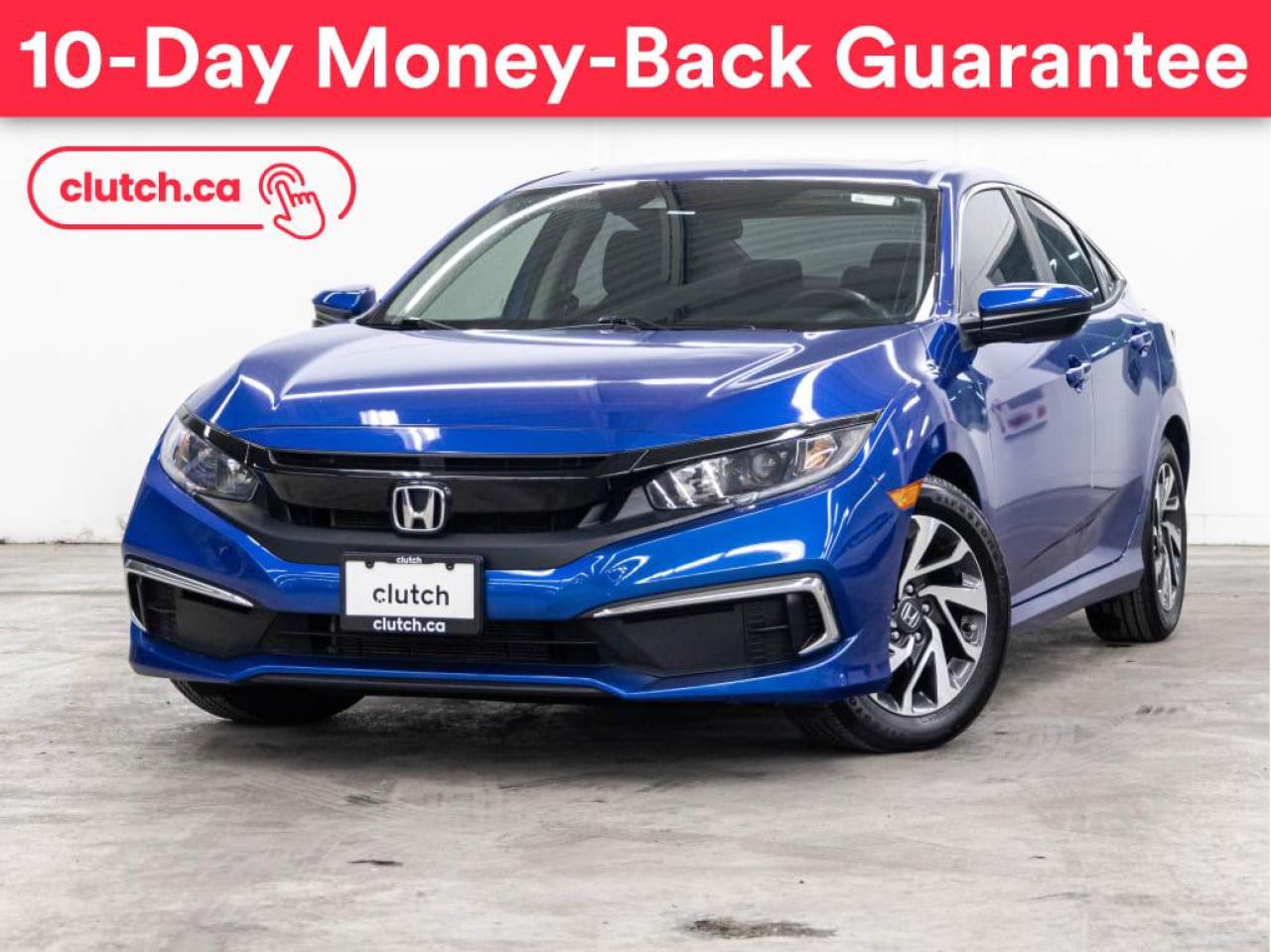Used 2019 Honda Civic Sedan EX w/ Honda LaneWatch, Apple CarPlay, Moonroof for sale in Toronto, ON