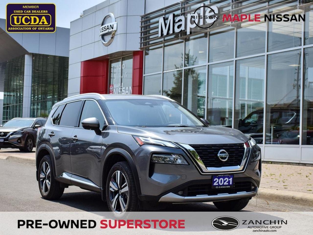 Used 2021 Nissan Rogue Plat AWD Propilot Navi Blind Spot Apple Carplay for sale in Maple, ON