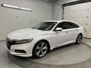 Used 2018 Honda Accord TOURING| HTD/COOLED LEATHER | SUNROOF | NAV | HUD for sale in Ottawa, ON