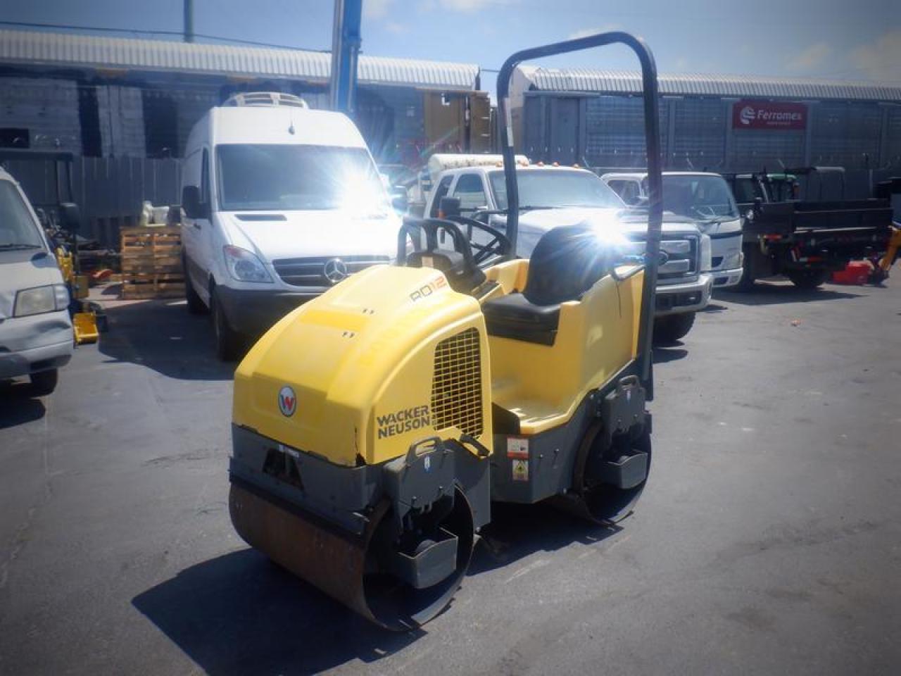 Used 2016 Wacker Neuson RD 12 TandemVibratory Double Drum Roller for sale in Burnaby, BC