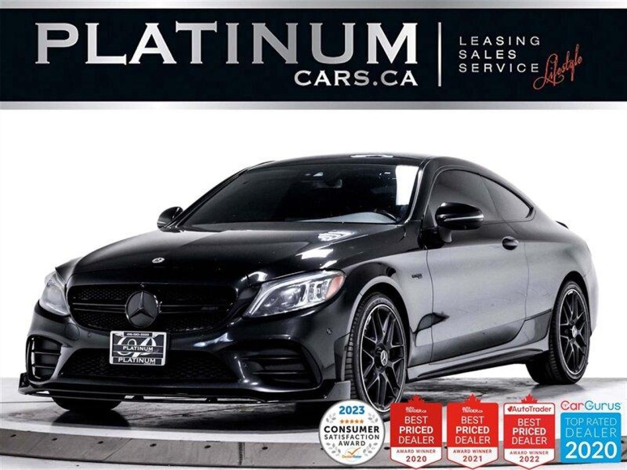 Used 2019 Mercedes-Benz C-Class AMG C43 4MATIC Coupe, 385HP, NAV, PANO, BURMESTER for sale in Toronto, ON