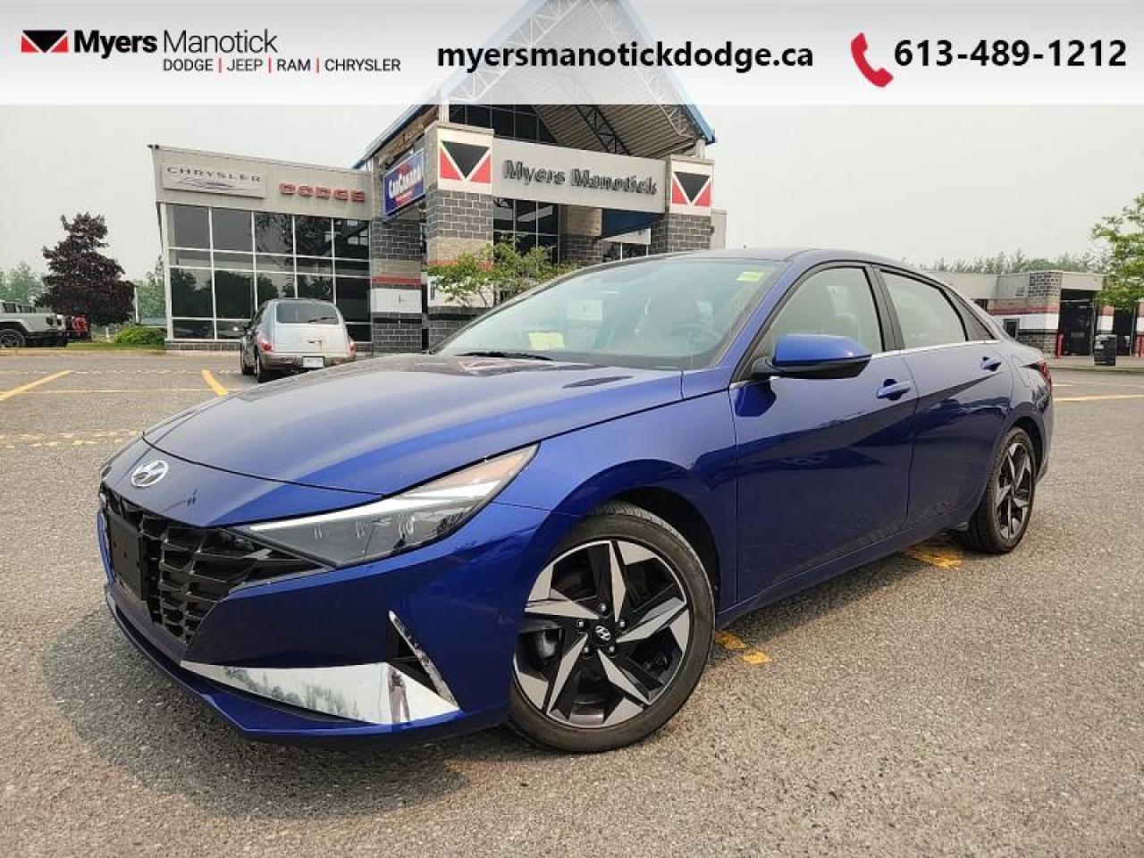 Used 2021 Hyundai Elantra Ultimate IVT  - Sunroof -  Leather Seats - $104.19 /Wk for sale in Ottawa, ON