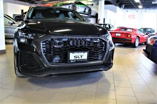 <p>2022 AUDI Q8 RS, BLACK WITH BLACK LEATHER/ALCANTARA AND RED STITCHING INT, FULLY OPTIONED INCLUDING CARBON FIBRE PACKAGE, 2 SETS OF RIMS AND TIRES, 23 INCH, BALANCE OF FACTORY WARRANTY, THE LITTLE BROTHER OF THE LAMBORGHINI URUS WITH 591 HP! USER FRIENDLY POWER,SPORT FRIENDLY AND MONSTOR FRIENDLY! PLEASE CALL ME TO DISCUSS AND ARRANGE A VIEWING. THANK YOU, VITO</p>