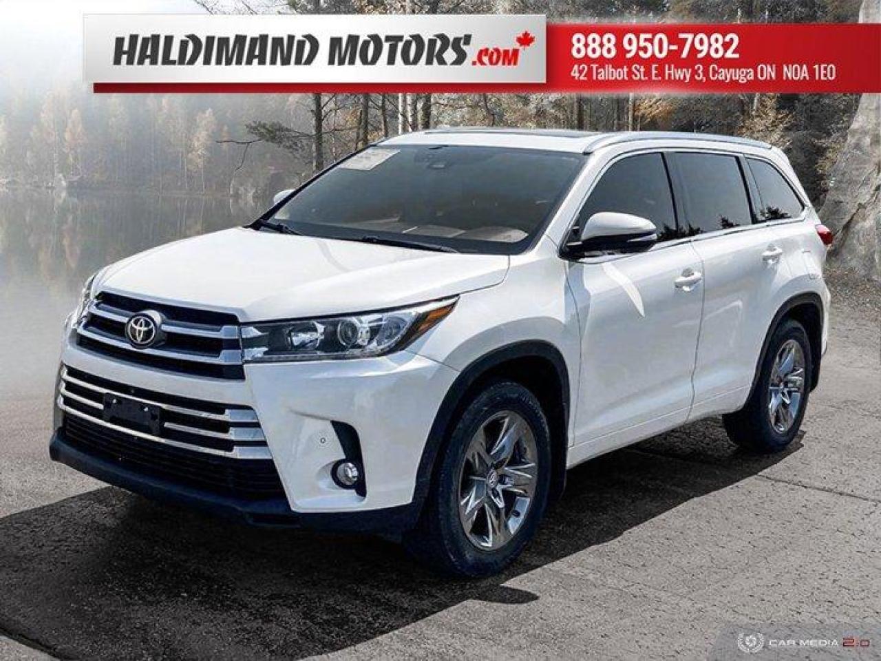 Used 2017 Toyota Highlander LIMITED for sale in Cayuga, ON
