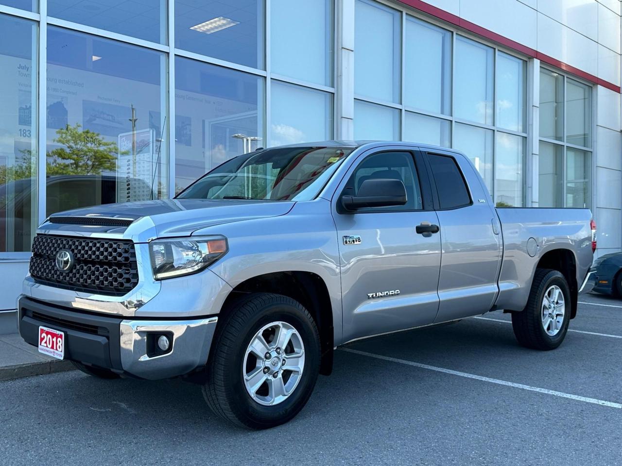 Used 2018 Toyota Tundra SR5 Plus 5.7L V8 DOUBLE CAB SR5-CERTIFIED! for sale in Cobourg, ON