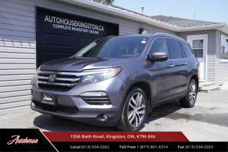 Used 2016 Honda Pilot Touring DVD SYSTEM- 7 SEATER - LEATHER - DUAL MOONROOF for sale in Kingston, ON