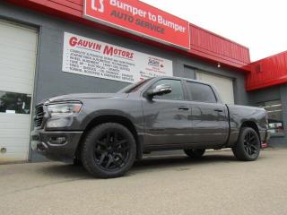 Used 2019 RAM 1500 Crew Leather, Pano Roof, Nav, AutoPark & Much More for sale in Swift Current, SK