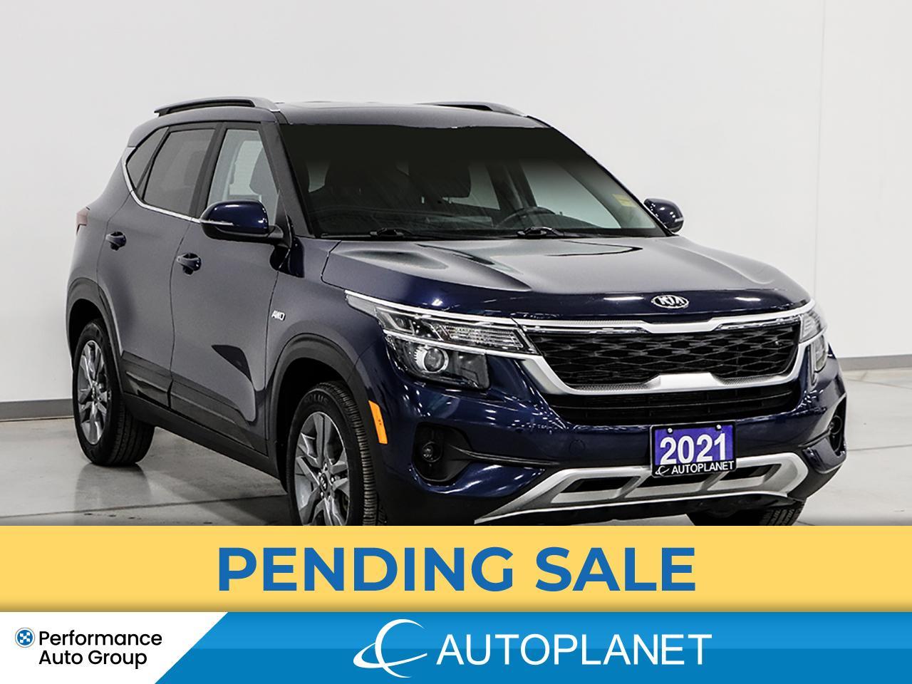 Used 2021 Kia Seltos EX AWD, Back Up Cam, Heated Seats, New Brake Pads! for sale in Brampton, ON