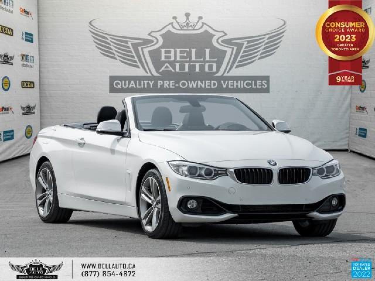 Used 2015 BMW 4 Series 428i xDrive, AWD, Navi, BackUpCam, HardTopConvertible, Onstar for sale in Toronto, ON