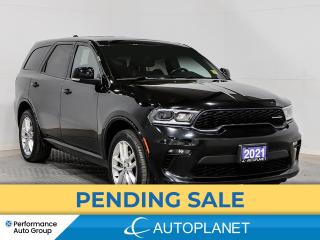 Used 2021 Dodge Durango GT AWD, 7 Seater, Back Up Cam, Sunroof, Bluetooth! for sale in Clarington, ON