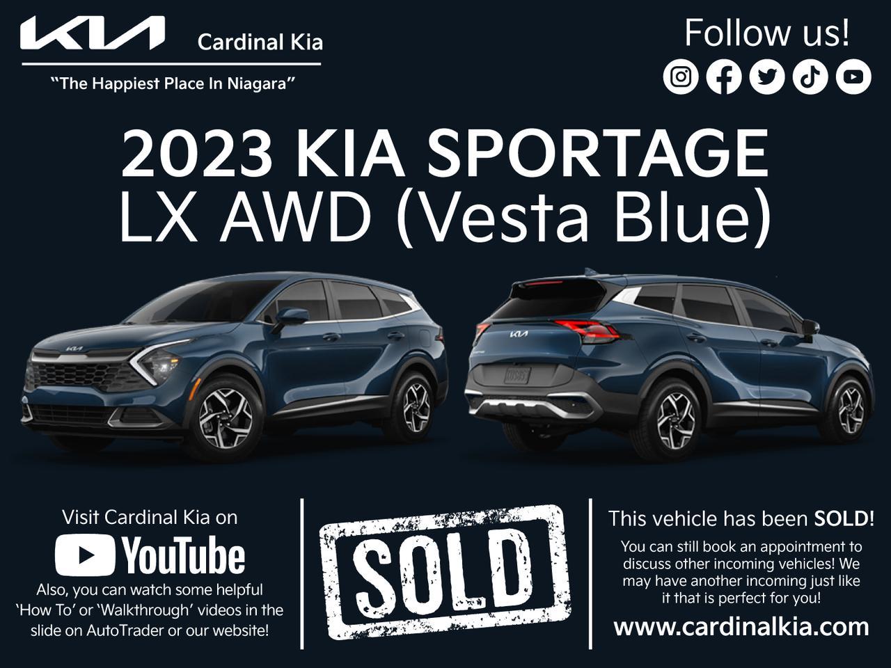 New 2023 Kia Sportage LX for sale in Niagara Falls, ON