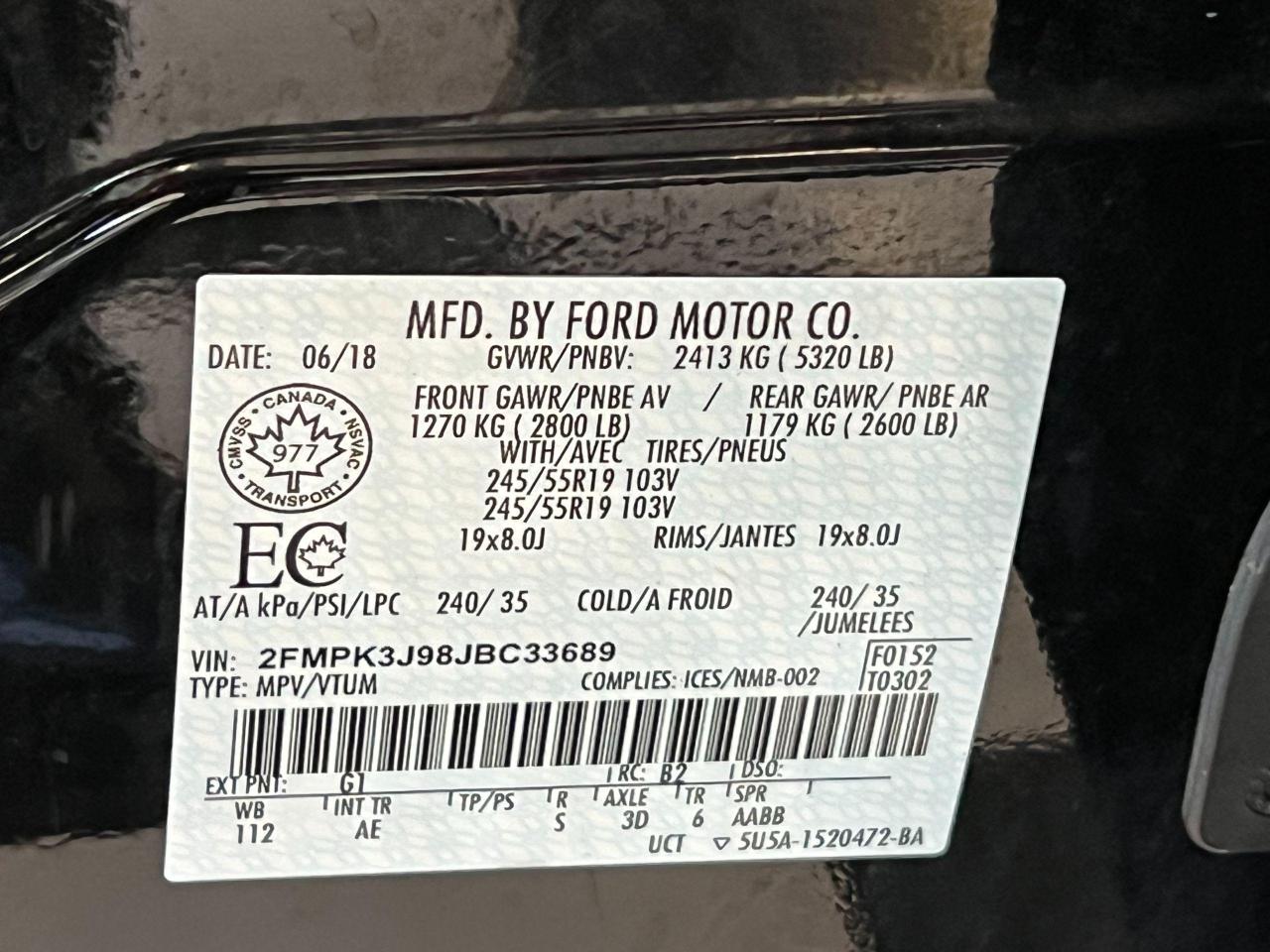 2018 Ford Edge SEL+PanoRoof+New Tires & Brakes+GPS++CLEAN CARFAX Photo74