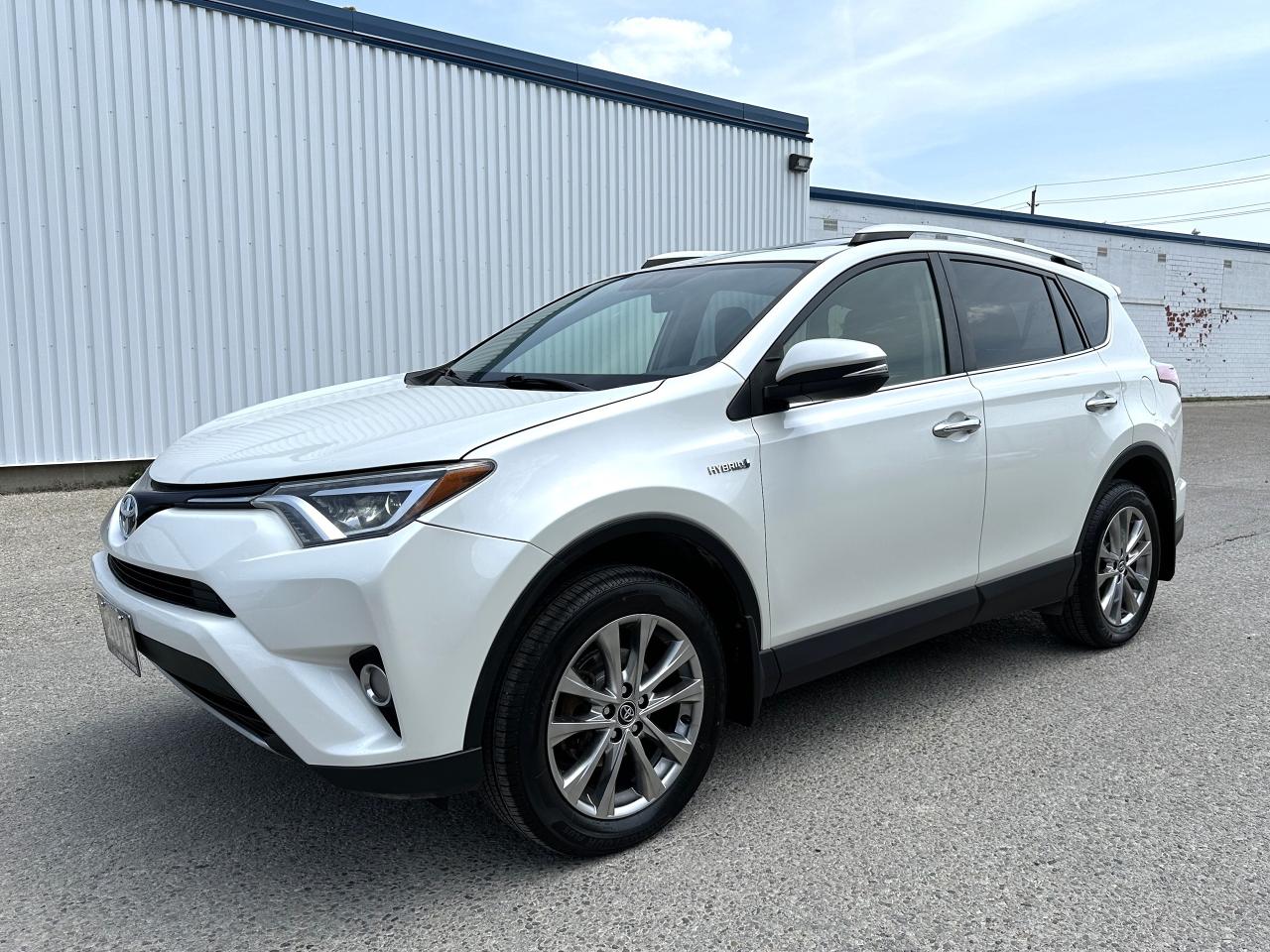 Used 2016 Toyota RAV4 Hybrid Limited Navigation Leather BSM Fully Loaded for sale in Kitchener, ON