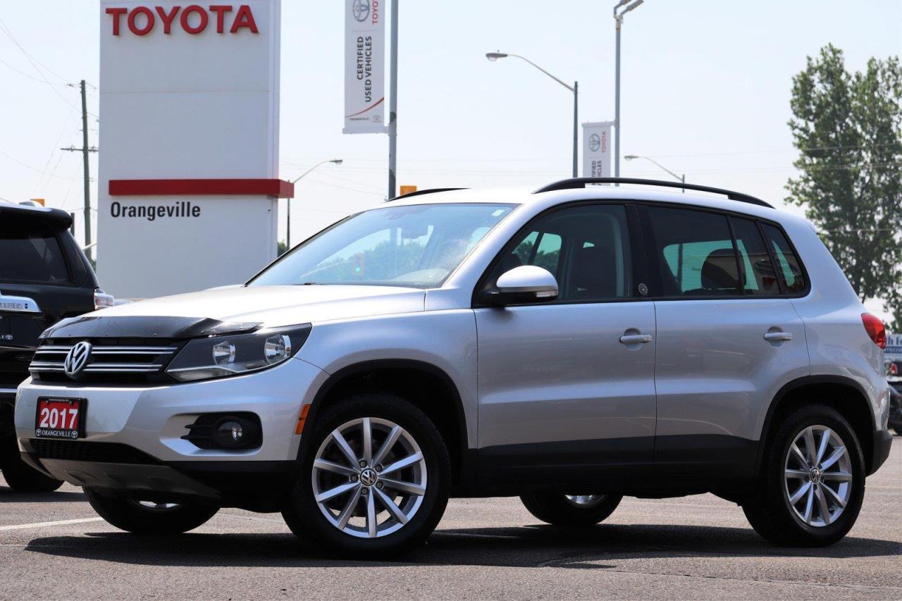 Used 2017 Volkswagen Tiguan Wolfsburg Edition WOLFSBURG EDITION, AWD, LEATHER HEATED SEATS, ANDROID AUTO, APPLE CARPLAY, 2 SETS OF TIRES & RIMS for sale in Orangeville, ON