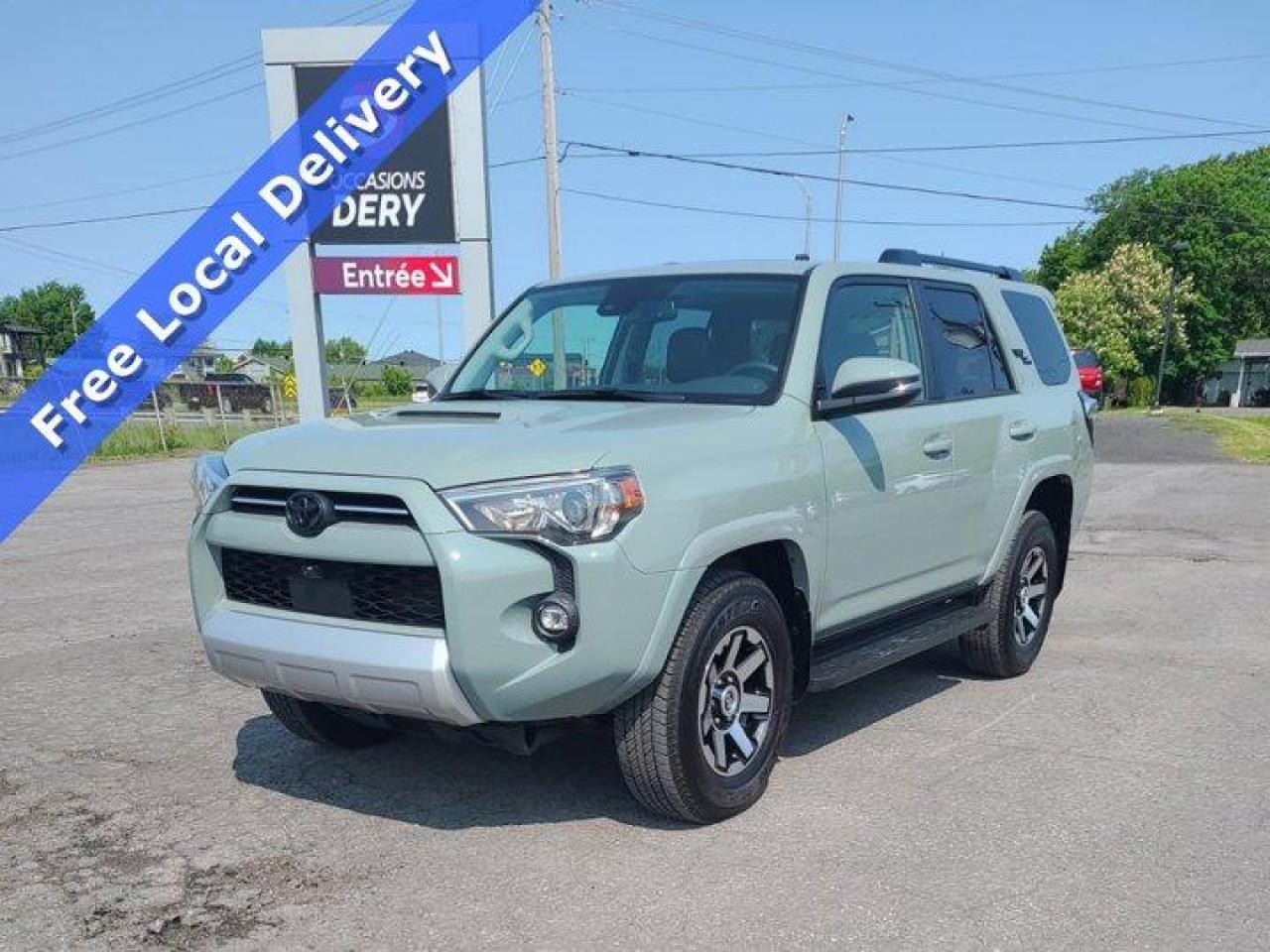 Used 2022 Toyota 4Runner TRD Offroad - Lunar Rock, Navigation, Leather, Sunroof, Low km, Heated Seats & More! for sale in Guelph, ON