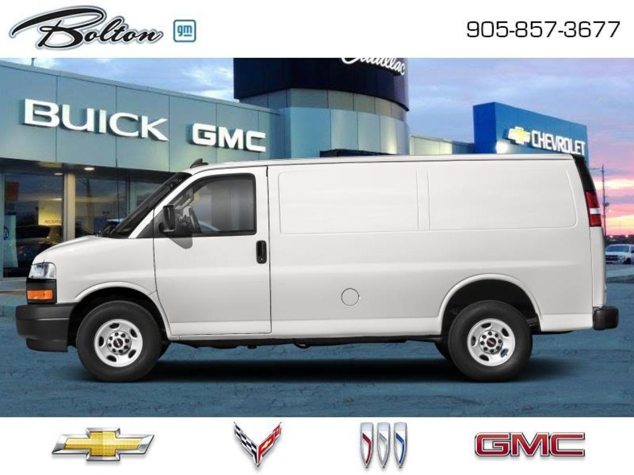Used 2020 GMC Savana 2500 Work Van - 4G LTE - $391 B/W for sale in Bolton, ON
