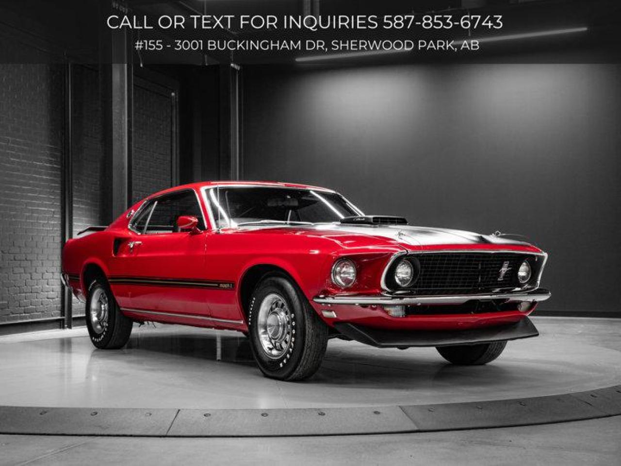 Used 1969 Ford Mustang Mach 1 R Code 428 SCJ for sale in Sherwood Park, AB