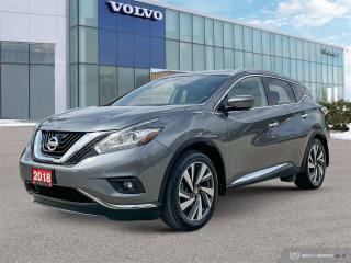 Used 2018 Nissan Murano Platinum No Accidents | Local for sale in Winnipeg, MB