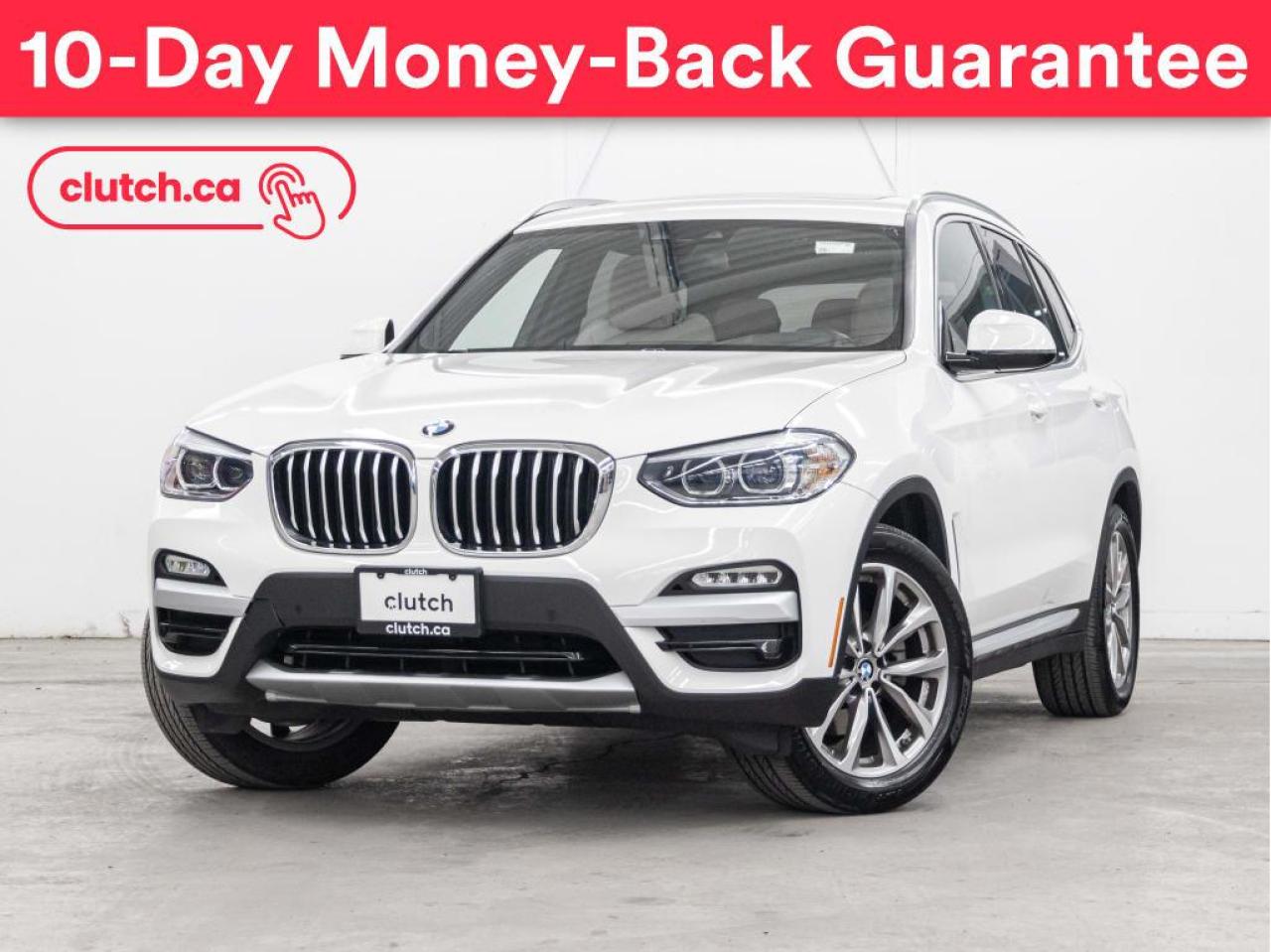 Used 2019 BMW X3 xDrive30i w/ Apple CarPlay, Bluetooth, Sunroof, Nav for sale in Toronto, ON