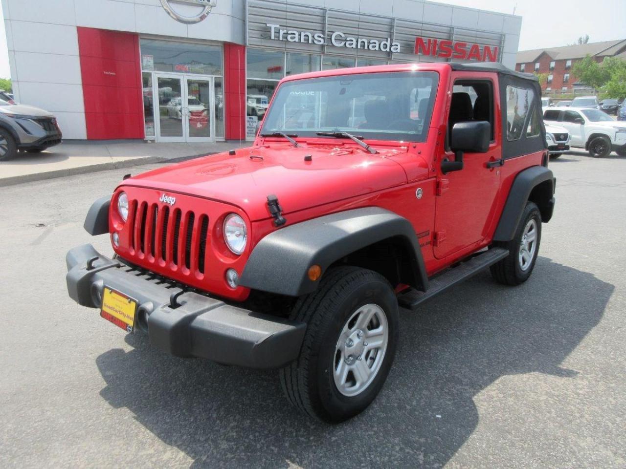 Used 2017 Jeep Wrangler SPORT for sale in Peterborough, ON