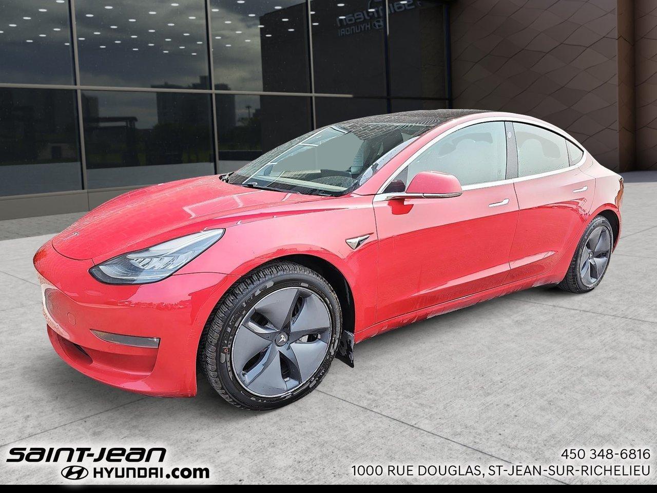 Used 2019 Tesla Model 3 Autonomie standard * 354 KM D'AUTONOMIE for sale in Saint-Jean-sur-Richelieu, QC